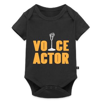 Voice Actor Awesome Designs T-Shirt Present Gift - Baby Premium short-sleeve bodysuit - black - Front