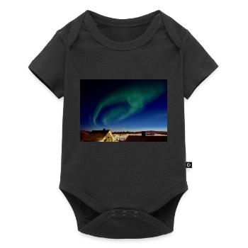 Aurora City Amazing Northern Lights Aurora City A - Baby Premium short-sleeve bodysuit - black - Front