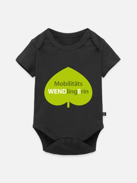 Mobilitäts WENDlingErin - Baby Premium Kurzarmbody - Schwarz