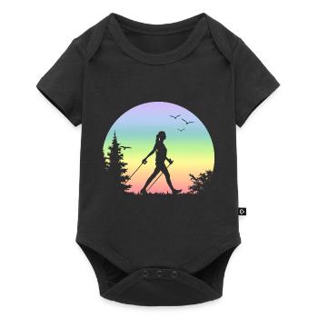 Marche - Body à manches courtes Premium Bébé - noir - Devant