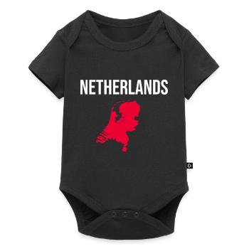 Pays-Bas Souvenir - Body à manches courtes Premium Bébé - noir - Devant