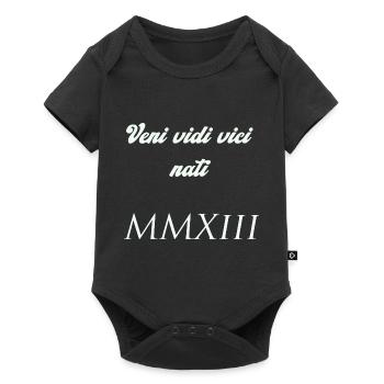 2013 - Baby Premium Kurzarmbody - Schwarz - Vorne