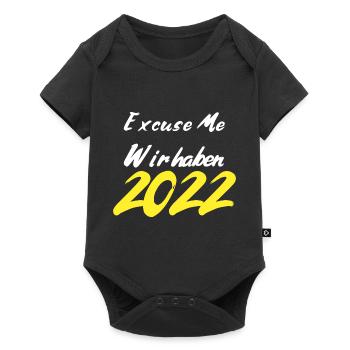 Excuse me wir haben 2022 - Baby Premium Kurzarmbody - Schwarz - Vorne