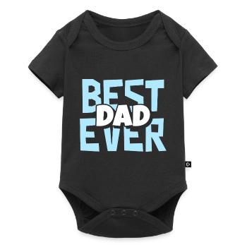 Meilleur papa de tous les temps - Body à manches courtes Premium Bébé - noir - Devant