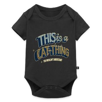 birthday present idea mammal pet lover black - Baby Premium Kurzarmbody - Schwarz - Vorne
