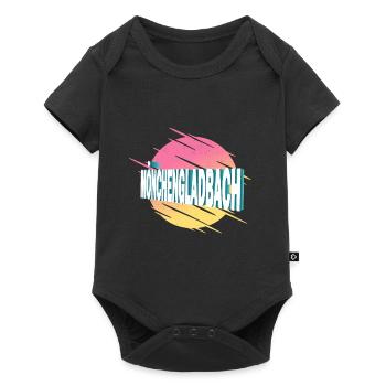 Mönchengladbach Germany City Font Vintage - Baby Premium short-sleeve bodysuit - black - Front