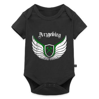 Arzgebirg meine Haamit - Baby Premium Kurzarmbody - Schwarz - Vorne