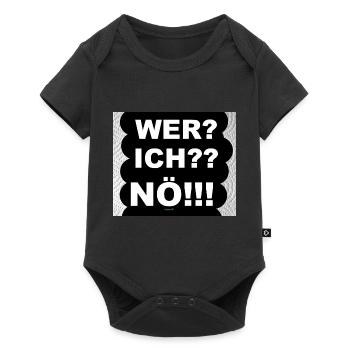 ZoffArt NÖ!!! - Baby Premium Kurzarmbody - Schwarz - Vorne