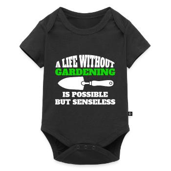 Gardener Hobby Gardener Gift Garden Orchard - Baby Premium short-sleeve bodysuit - black - Front