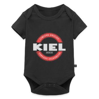 Kiel Germany City Skyline Home Love - Baby Premium short-sleeve bodysuit - black - Front