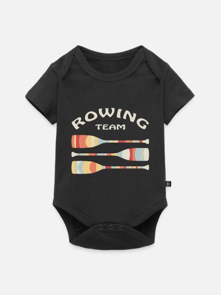 Paddel - Baby Premium Kurzarmbody - Schwarz