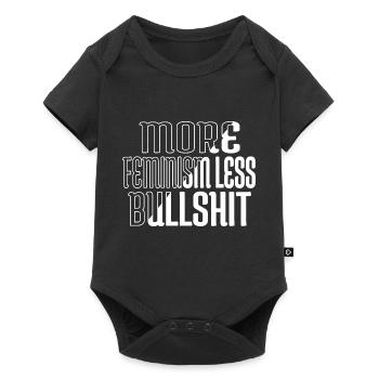 equal rights statement antiracism all people - Baby Premium Kurzarmbody - Schwarz - Vorne