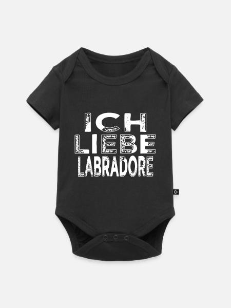 spaß statement bluthund hundehalter - Baby Premium Kurzarmbody - Schwarz