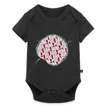 Tshirt Dinosaure Idée Cadeau Adorable Beagle Beard - Body à manches courtes Premium Bébé - noir - Devant