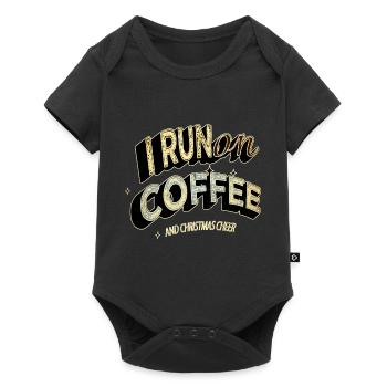 Dinosaur Fan Bday Dinosaur Tshirt Beard Gang - Baby Premium short-sleeve bodysuit - black - Front