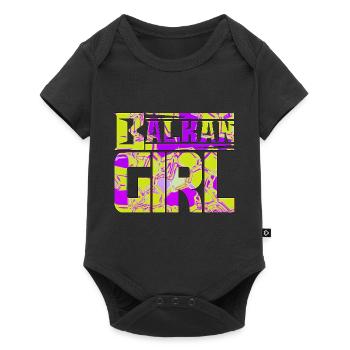 Balkans Croatie Bosnie Serbie juge exyu boy girl - Body à manches courtes Premium Bébé - noir - Devant