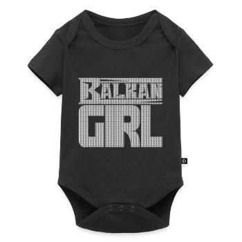 Balkans Croatie Bosnie Serbie juge exyu boy girl - Body à manches courtes Premium Bébé - noir - Devant