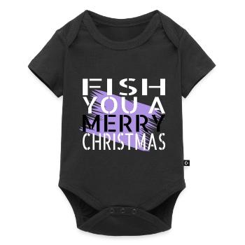 Dictons de citation de pêcheurs Tournois de pêche - Body à manches courtes Premium Bébé - noir - Devant