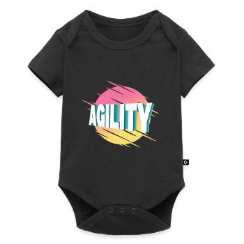 Agility Dog Sport Dog Sports Dog Training - Body à manches courtes Premium Bébé - noir - Devant