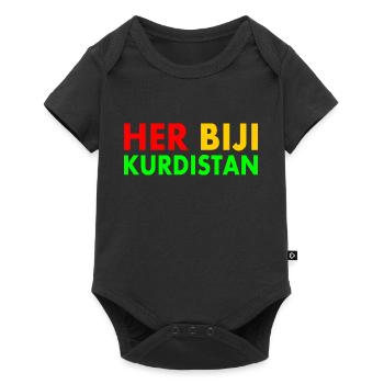 Her biji Kurdistan - Baby Premium Kurzarmbody - Schwarz - Vorne