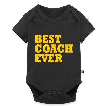 Best coach ever - Body à manches courtes Premium Bébé - noir - Devant