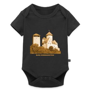 Normannstein Castle Treffurt Thuringia Werra - Baby Premium short-sleeve bodysuit - black - Front