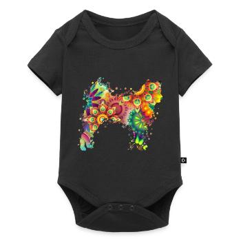 Akita Shiba Inu Hund Hunde Design Hundebesitzer - Baby Premium Kurzarmbody - Schwarz - Vorne
