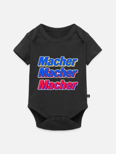 Macher 2 - Baby Premium Kurzarmbody - Schwarz
