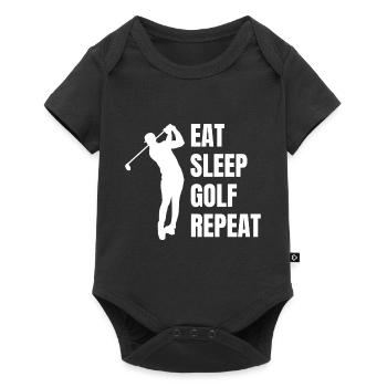 Golf Golf Club Quote Golf Ball Golfer - Baby Premium short-sleeve bodysuit - black - Front