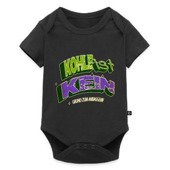 bienchen activist apparel umweltbewusst - Baby Premium Kurzarmbody - Schwarz - Vorne