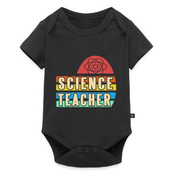 Retro Vintage SCIENCE Teacher Designs - Baby Premium short-sleeve bodysuit - black - Front