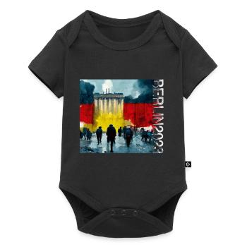 Le nouveau Mitte 192 de Berlin - Body à manches courtes Premium Bébé - noir - Devant