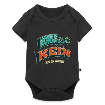 humor politik aufforderung berge klimawandel - Baby Premium Kurzarmbody - Schwarz - Vorne