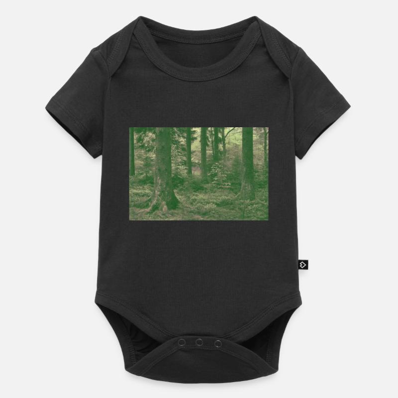 Träumerwald - Baby Premium Kurzarmbody - Schwarz