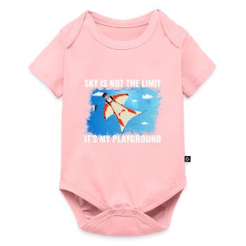 Wingsuit volant Base Jumping Parachutisme Wingsuit - Body à manches courtes Premium Bébé - rose - Devant