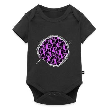 human rights smash the patriarchy present idea - Baby Premium Kurzarmbody - Schwarz - Vorne