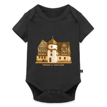 Treuen Schloss Vogtland Saxe - Body à manches courtes Premium Bébé - noir - Devant