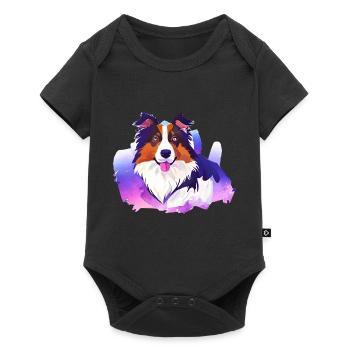 Chiens Berger Chien Propriétaire Chien Chien Propriétaire Chien Propriétaire - Body à manches courtes Premium Bébé - noir - Devant