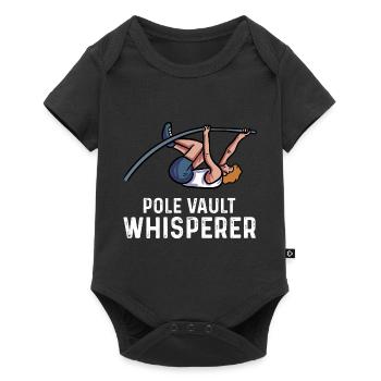 pole vault whisperer Design for a pole vault lover - Baby Premium short-sleeve bodysuit - black - Front