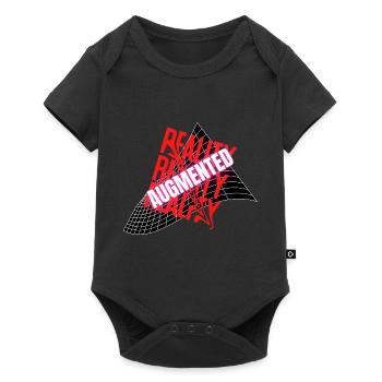 Reality Augmented Anamorphic - Baby Premium short-sleeve bodysuit - black - Front