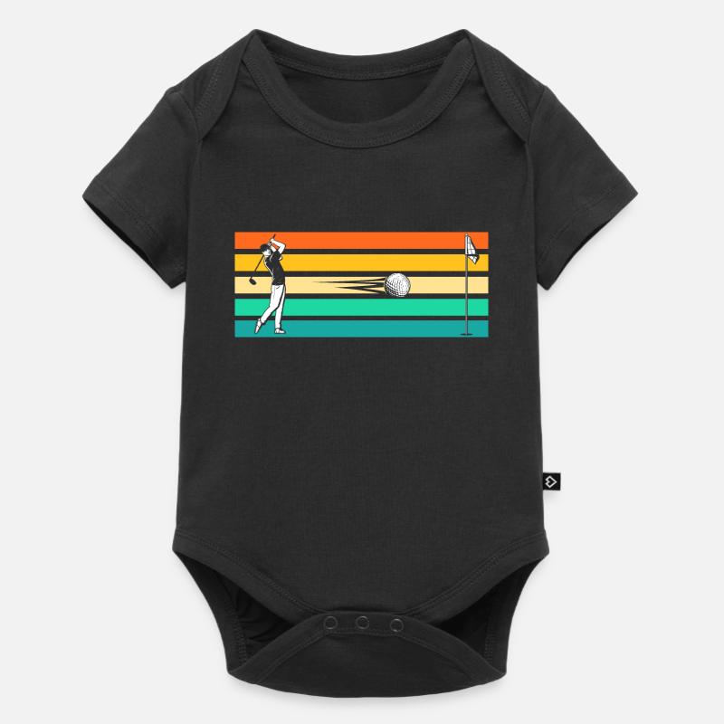 Golfspieler Golfer Golf - Body à manches courtes Premium Bébé - noir