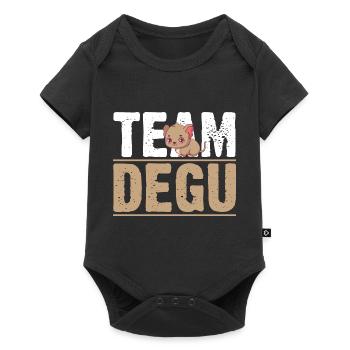 Team Degu - Baby Premium short-sleeve bodysuit - black - Front