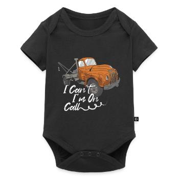 Je ne peux pas Je suis sur appel Chauffeur de dépanneuse de camionnage - Body à manches courtes Premium Bébé - noir - Devant