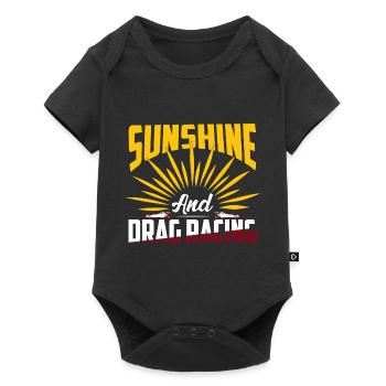 Sunshine And Drag Racing Muscle Car Drag Racer - Body à manches courtes Premium Bébé - noir - Devant