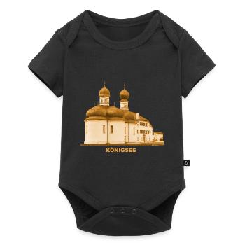 Königsee Church Berchtesgaden Bavaria Schönau - Baby Premium short-sleeve bodysuit - black - Front