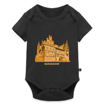 Bergedorf Schloss Hambourg Musée Vierlande - Body à manches courtes Premium Bébé - noir - Devant