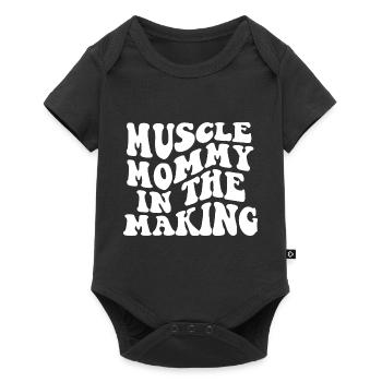 spreadshirtdesign 14 - Baby Premium Kurzarmbody - Schwarz - Vorne