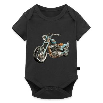 Eternal chopper - Baby Premium short-sleeve bodysuit - black - Front