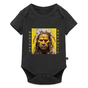 Radical Republic / Fierce Native Yellow - Body à manches courtes Premium Bébé - noir - Devant