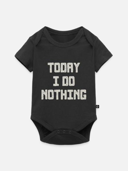 TODAY - Baby Premium Kurzarmbody - Schwarz